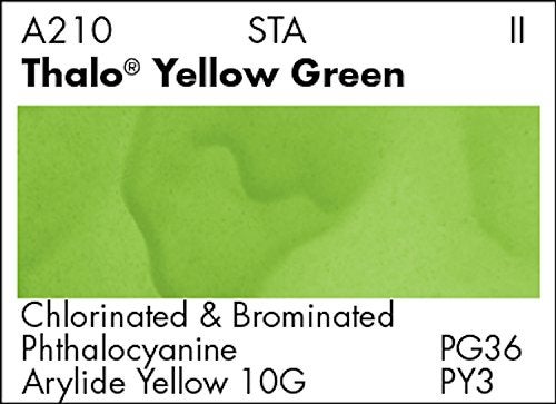 Grumbacher Academy Watercolor Paint, 7.5ml/0.25 Ounce, Thalo Yellow Green (A210) - Image 2